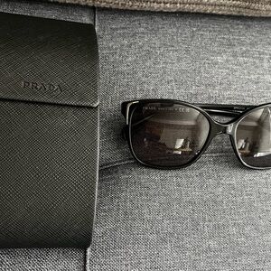Prada Black Sunglasses with Case